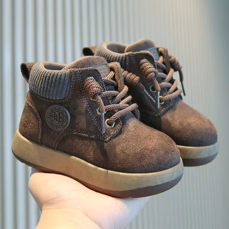 Kids’ Casual High-Top Boots – Stylish, Comfortable & Perfect for Everyday Adventures 👟