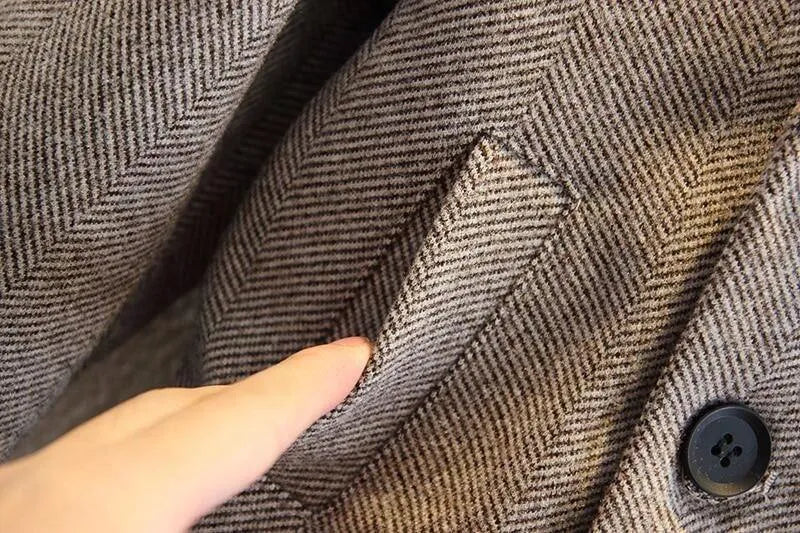 Cozy Toddler Three-Piece Wool Coat , SWEATER & Pants Set