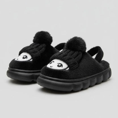 "Chaussons d'hiver chauds à motifs de dessins animés pour enfants - Confort et plaisir à chaque pas !"