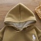 Children's winter hooded sweatshirt suit new style boy baby winter clothing plus velvet thickened vest three-piece set