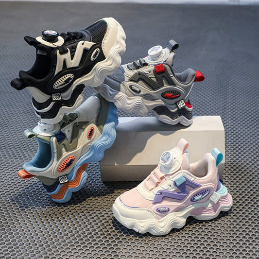 Trendy Kids’ Sport Sneakers – Lightweight, Colorful & Comfortable Design