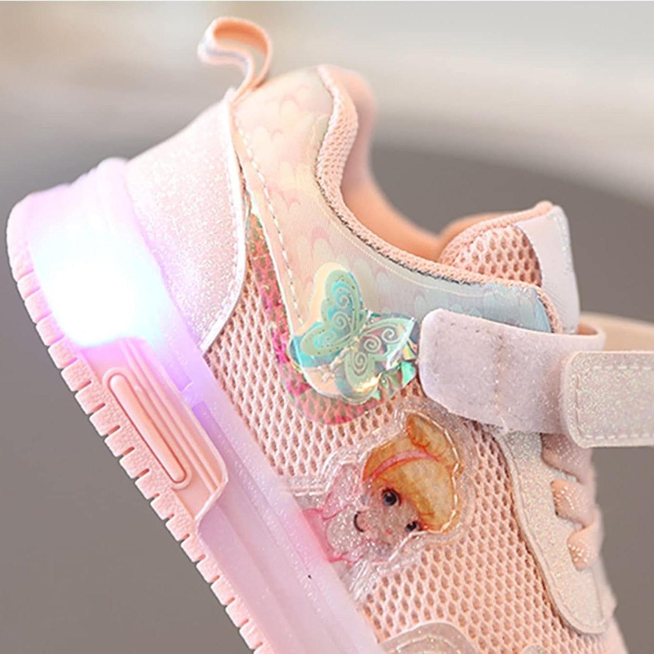 Kids Princess Light-Up Sneakers for Girls