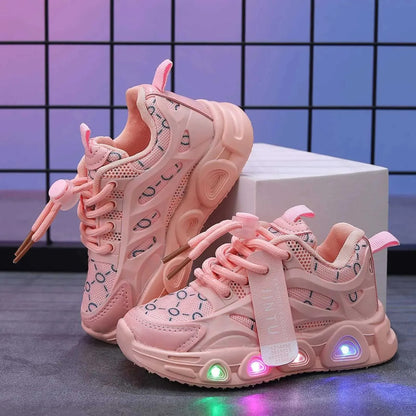 Baskets lumineuses LED unisexes pour enfants – Chaussures élégantes, confortables et amusantes pour tous les jours