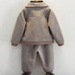 Cozy Toddler Three-Piece Wool Coat , SWEATER & Pants Set