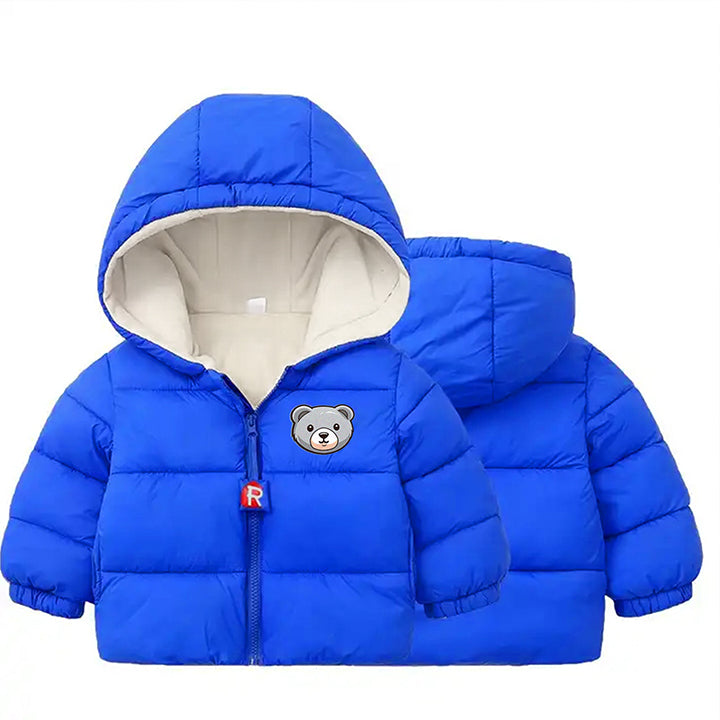 Veste d'hiver à capuche en coton pour enfants Cosy