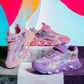 Girls LED Light-Up Flashing Shoes: Fashionable Princess with Velcro fastener - IRRAKIDS