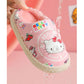 Hello Kitty Cozy Cotton Slippers: Adorable Autumn-Winter Indoor Delight for Kids!