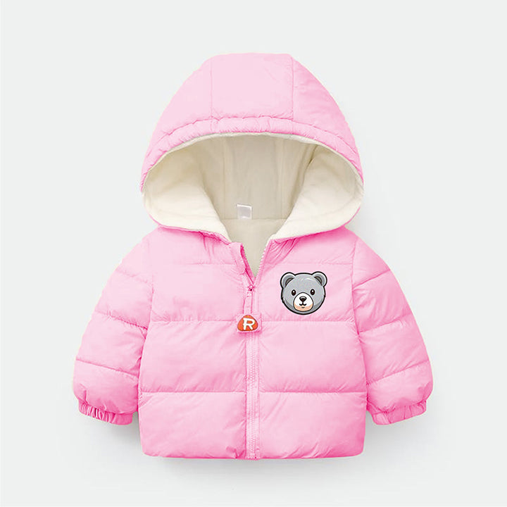 Veste d'hiver à capuche en coton pour enfants Cosy