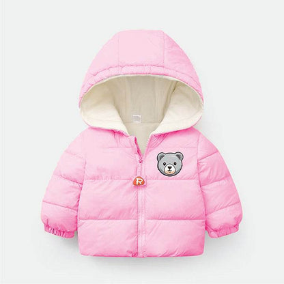 Cozy Kids' Hooded Winter Cotton Jacket - IRRAKIDS