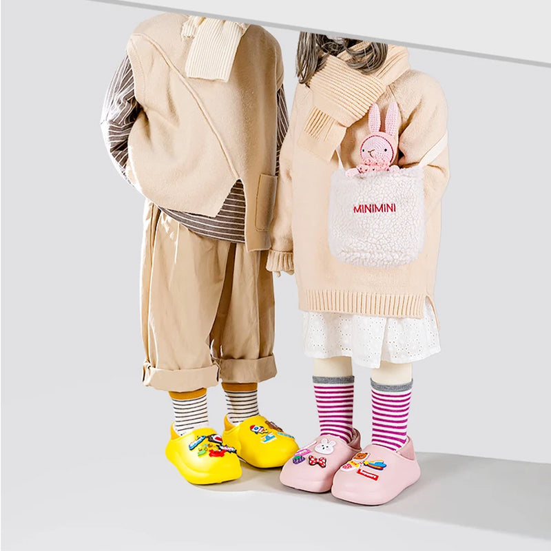 Confort douillet : chaussons d'hiver pour chambre à coucher pour enfants, nouveau style 2023, chaussures décontractées pour enfants, chaussures unisexes pour bébé (stock limité)