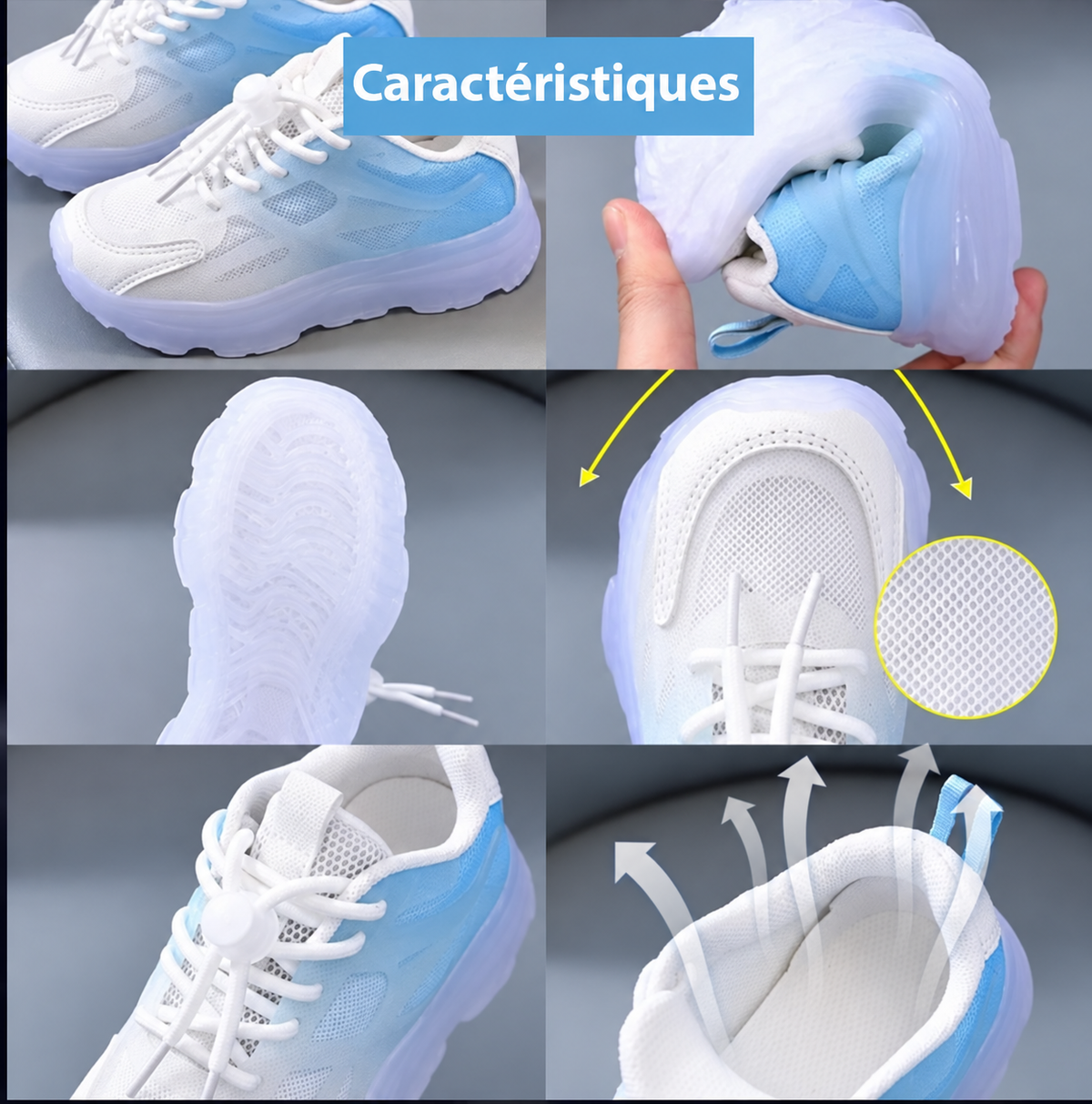 New Breathable Mesh Training Shoes: Stylish and Comfortable for Primary School Kids!