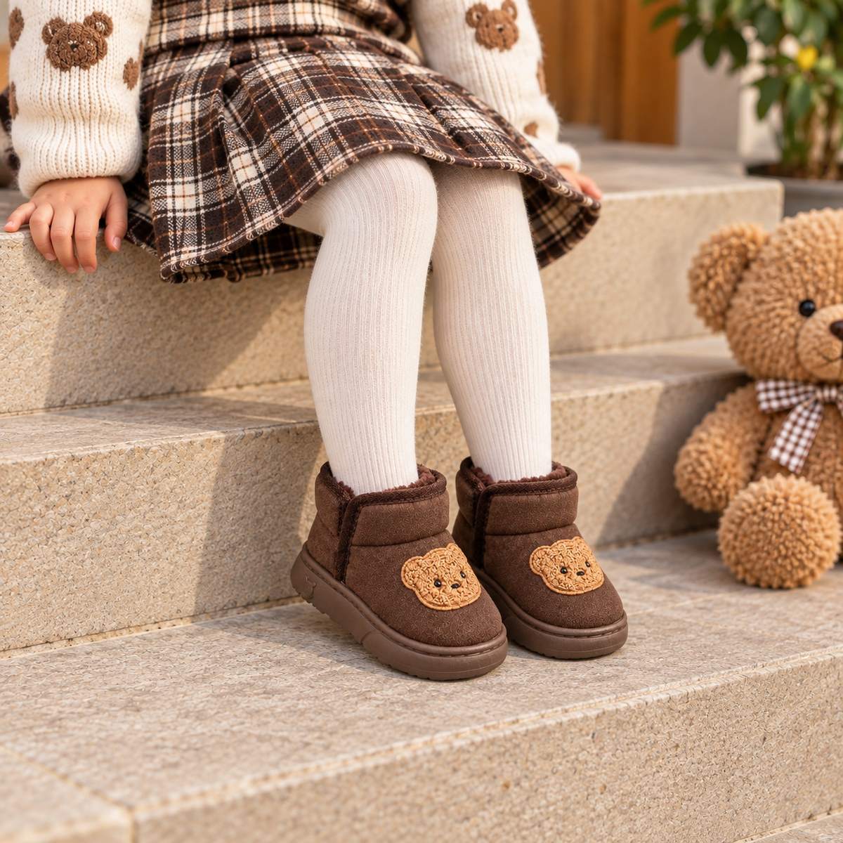 Bottes d’hiver douillettes pour enfants – Chaleur, confort et style au quotidien