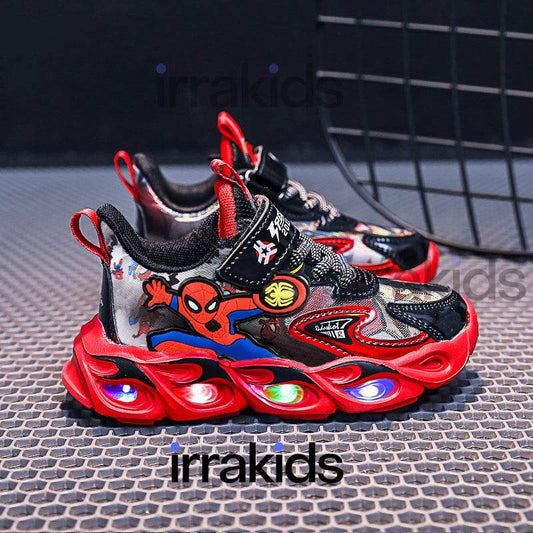 Step Up Their Style Game with Superhero LED Shoes for Kids - IRRAKIDS