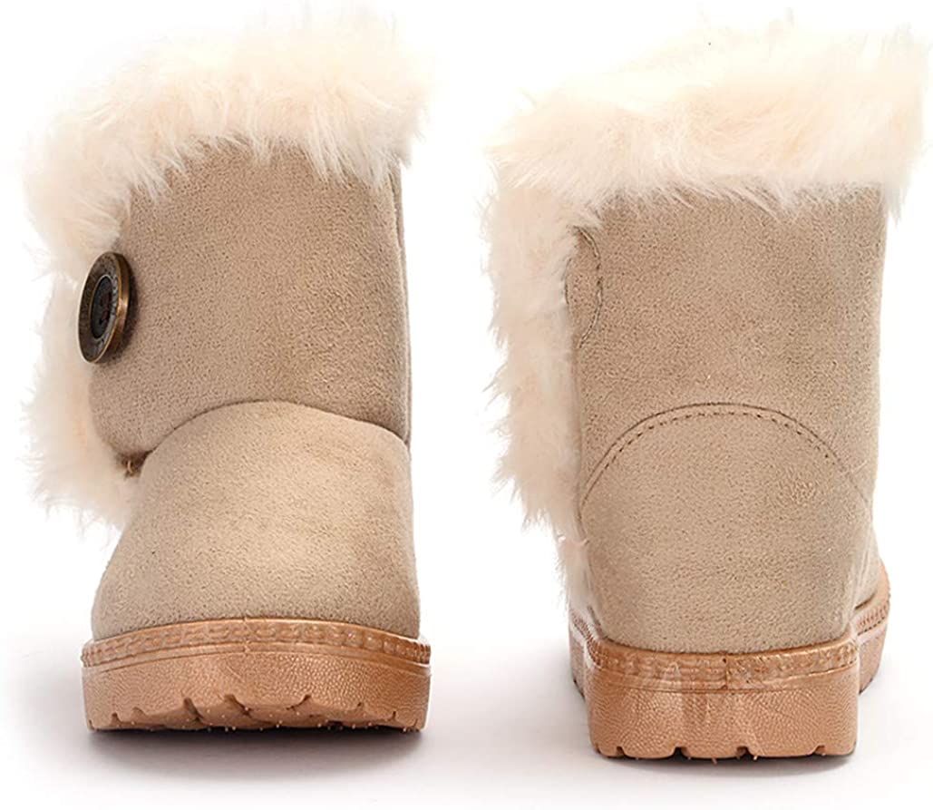 Mignonnes et confortables : bottes à fermeture à boutons pour garçons et filles 